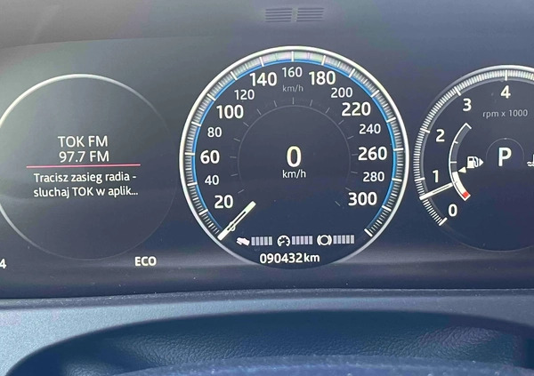 Jaguar XF cena 172200 przebieg: 90432, rok produkcji 2018 z Kleszczele małe 56